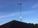 牛久市上柏田 アンテナ工事