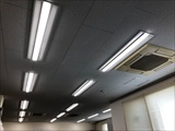 事務所内照明のLED照明に変更工事