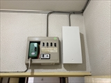 茨城県つくば市　エアコン設置+エアコン専用コンセント設置工事2